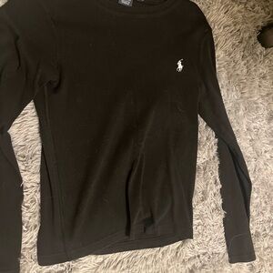 Ralph Lauren Black Long Sleeve Tee